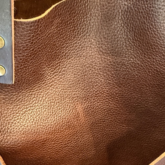 Portland Leather Rich Brown Tote- Coldbrew - Picture 3 of 8